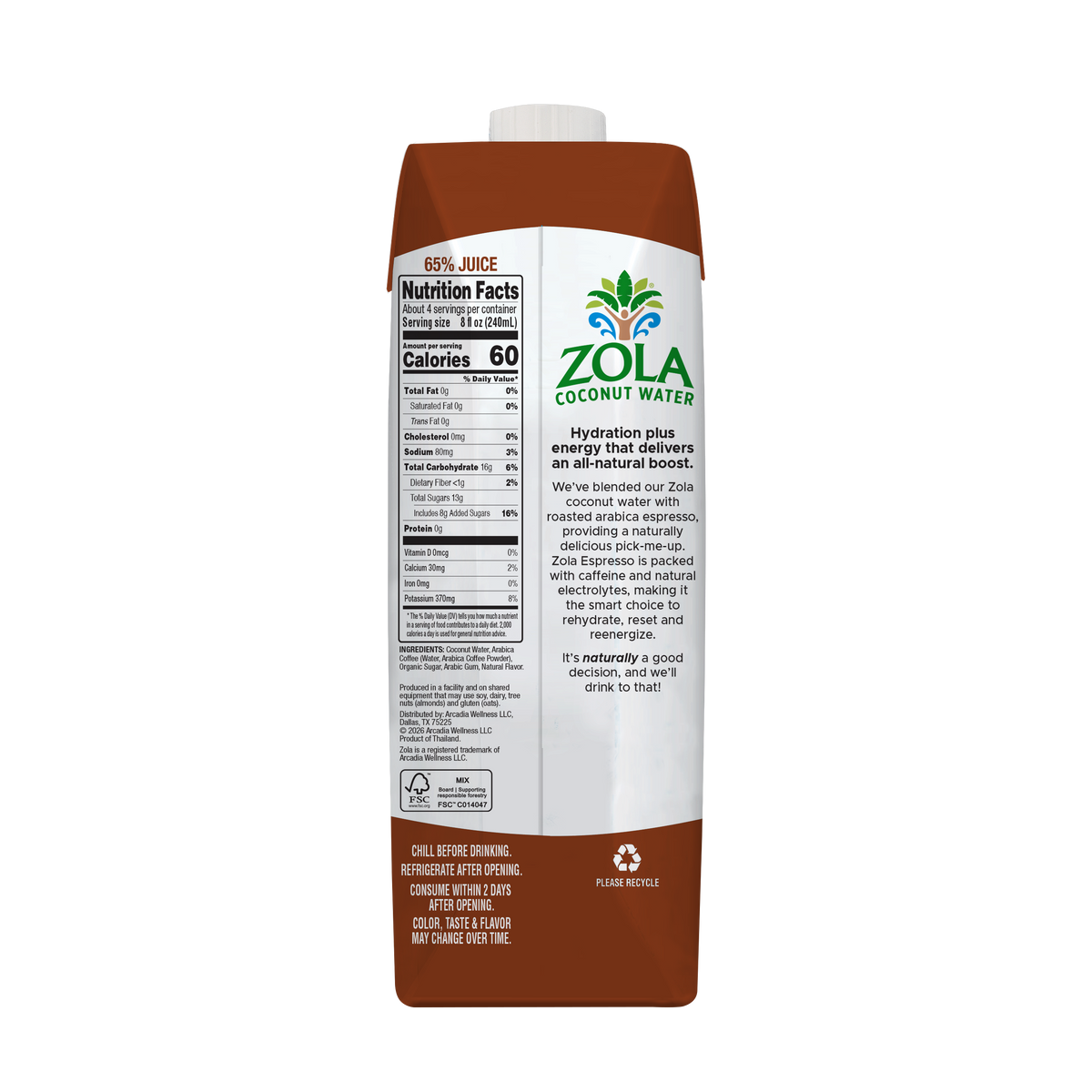Espresso Coconut Water