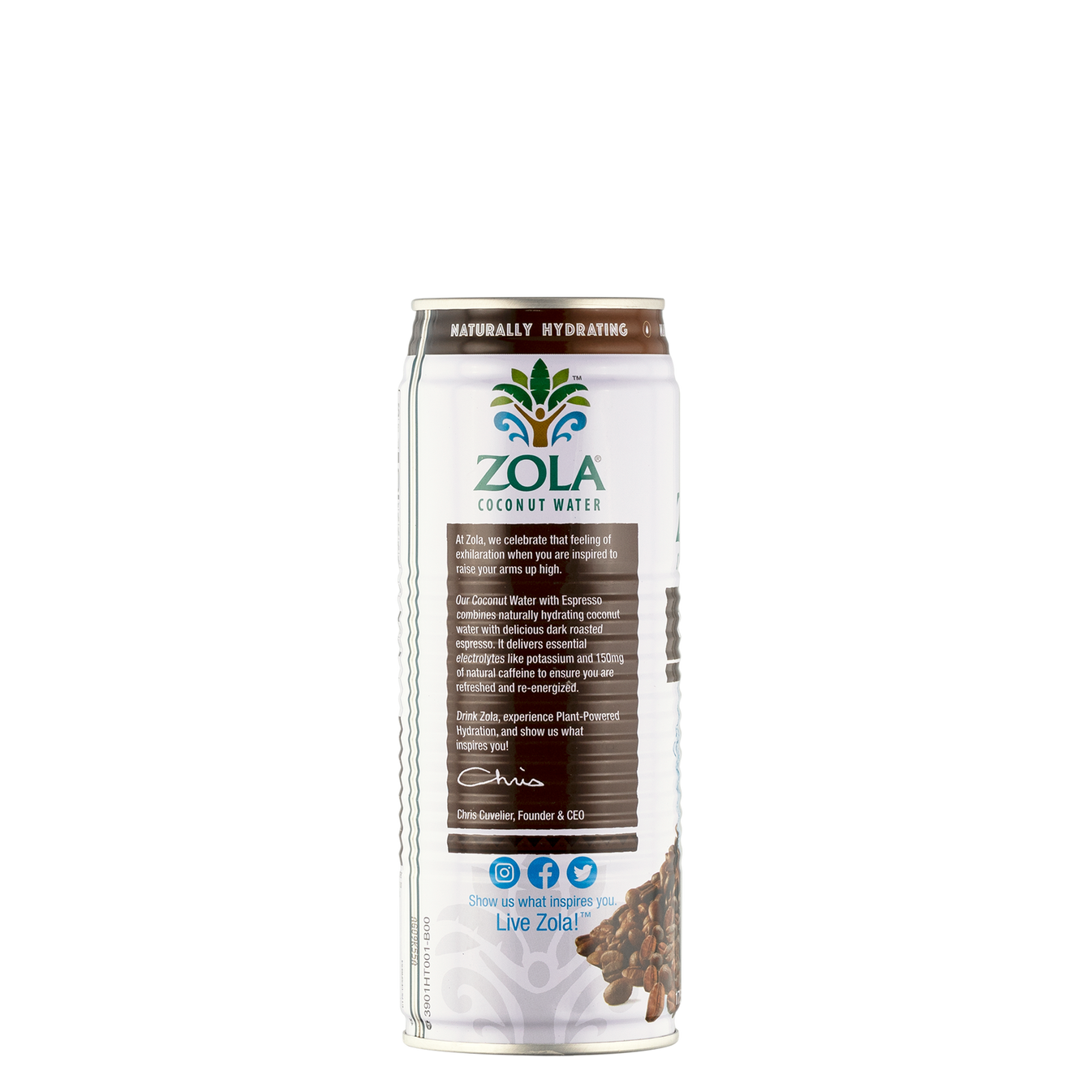 Espresso Coconut Water Zola Coconut Water
